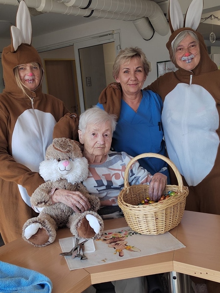 Besuch vom Osterhasen